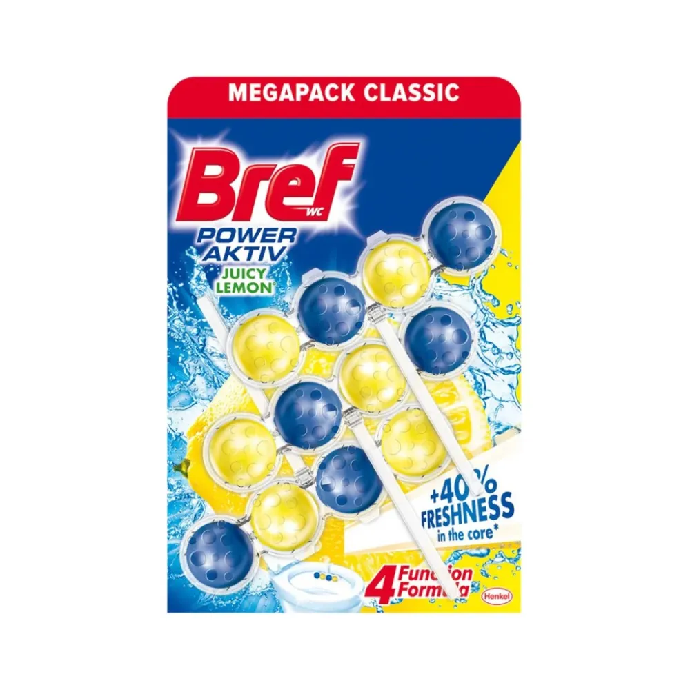 Bref Power Aktiv golyós WC illatosító 3x50g
