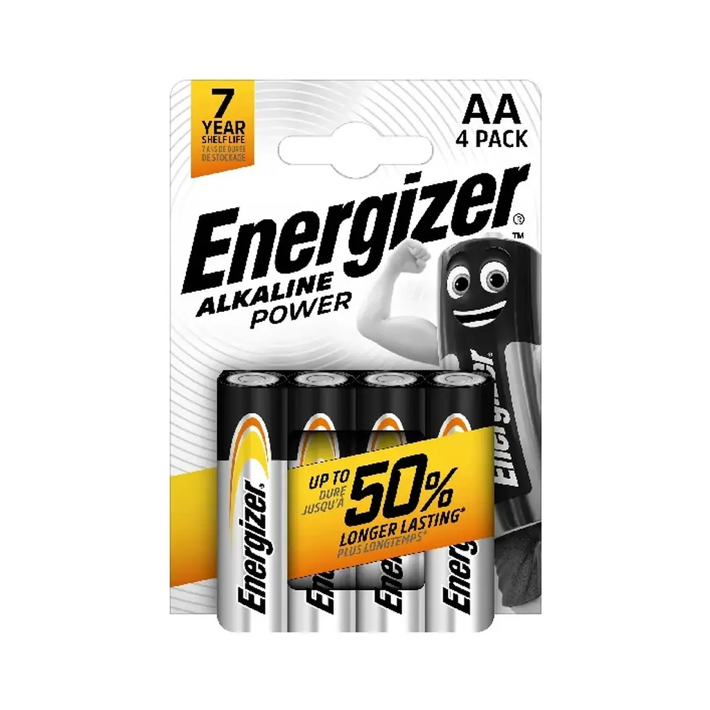 Elem, AA ceruza, 4 db, ENERGIZER - Alkaline Power