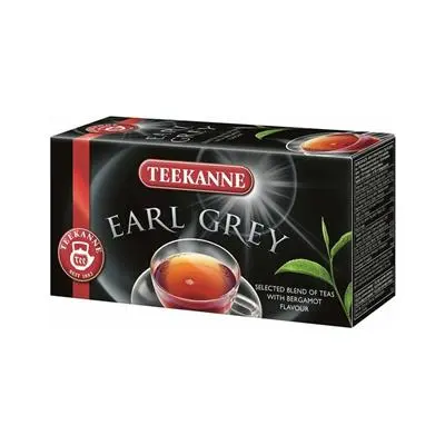 Fekete tea, 20x1,65 g, TEEKANNE, "Earl grey"
