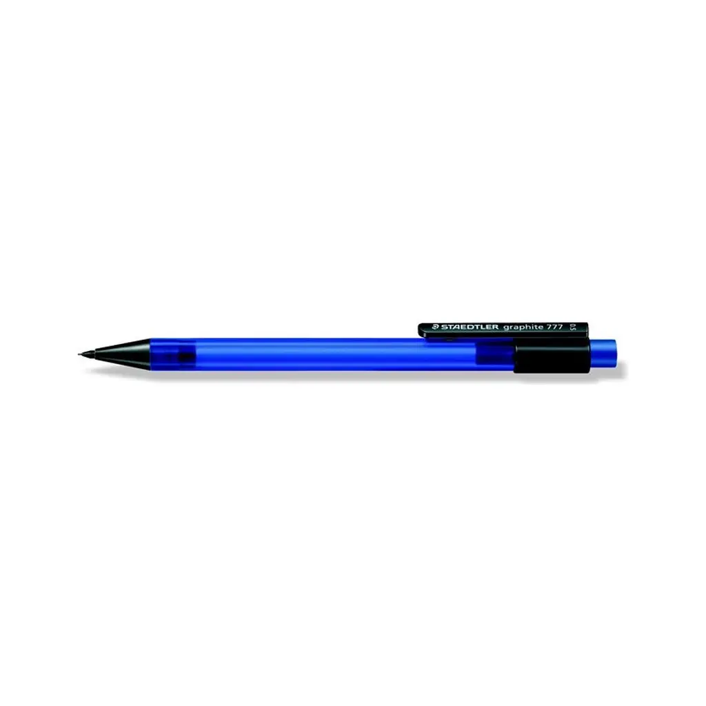 Nyomósirón, 0,5 mm, STAEDTLER "Graphite 777", kék 10db/csom.