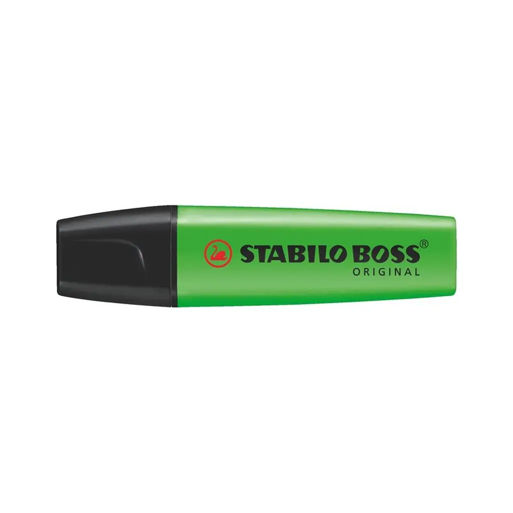 Szövegkiemelő, 2-5 mm, STABILO "BOSS orig.", zöld