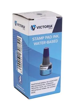 Bélyegzőfesték, 30 ml, VICTORIA, kék