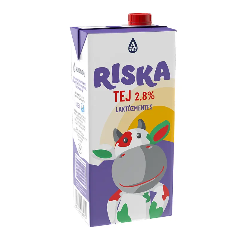 [VPC47724] UHT tej, 2,8%, laktózmentes 18%, Riska,  1L