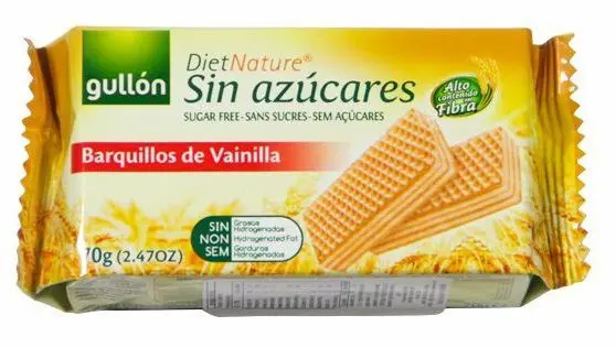 Gullon Barquillos Vanília diab. nápolyi 60g /12/