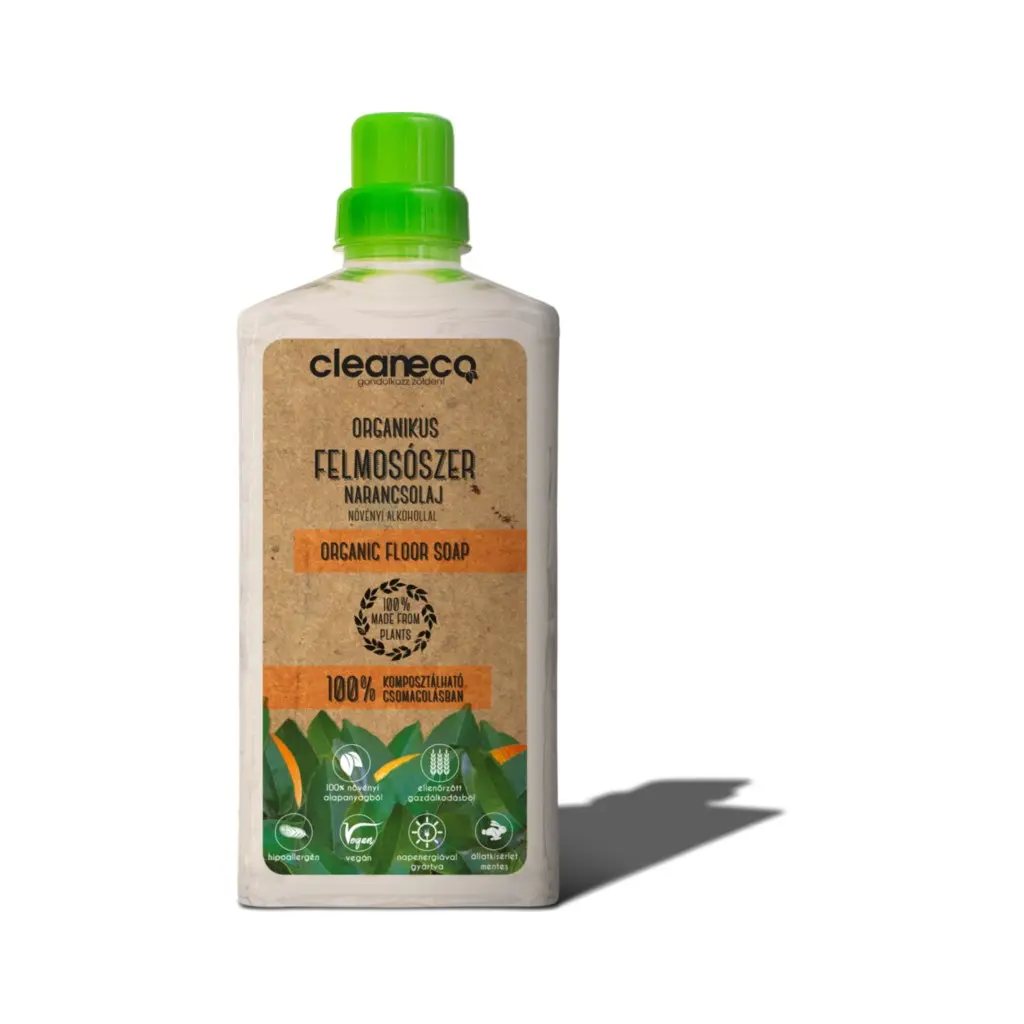 [ET041115] Cleaneco Organikus felmosószer növényi alkohollal, narancsolajjal, 1l