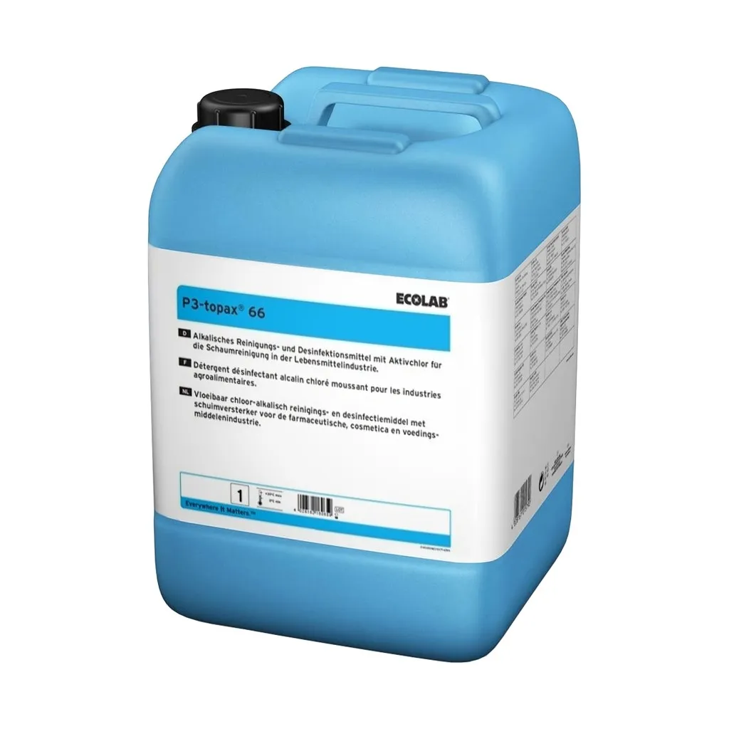 Topax 66 Ecolab, 22 kg, fertőtlenítő felülettisztító, lúgos
