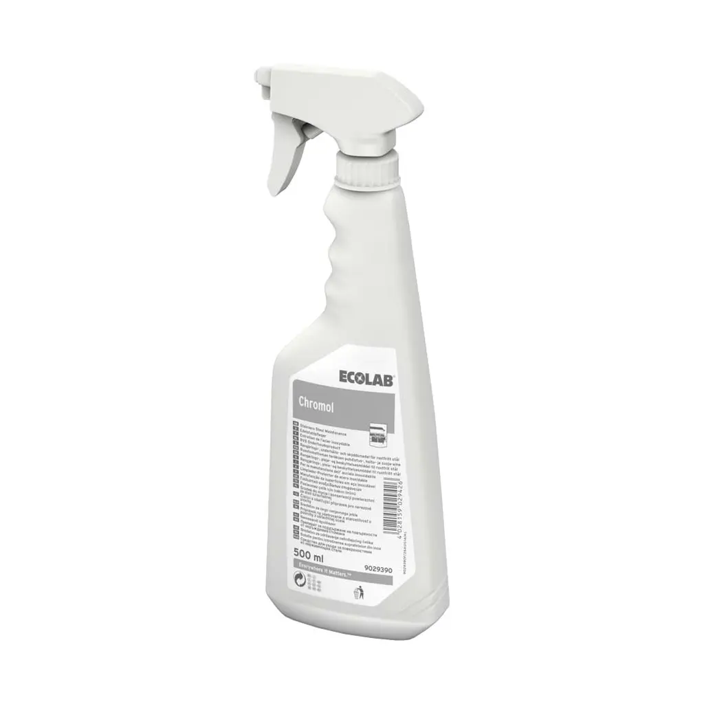 [EC9029390] Chromol Ecolab, 500 ml, konyhai ápolószer, inox