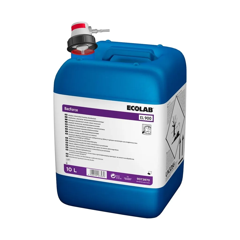 [EC9077450] Bacforce EL 900 Ecolab, 5 l, fert. felülettisztító