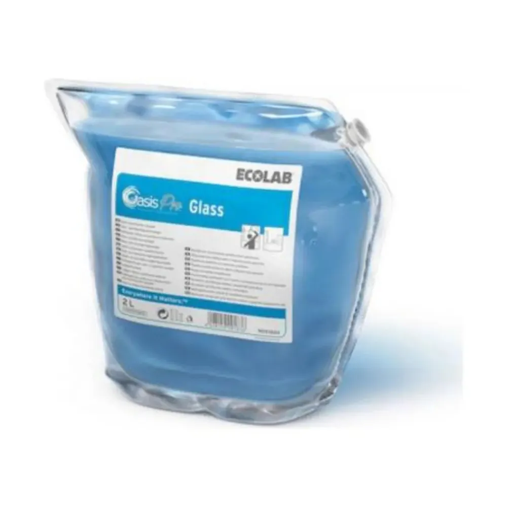 Oasis Pro Glass Ecolab, szállodai üvegtisztító, 2l