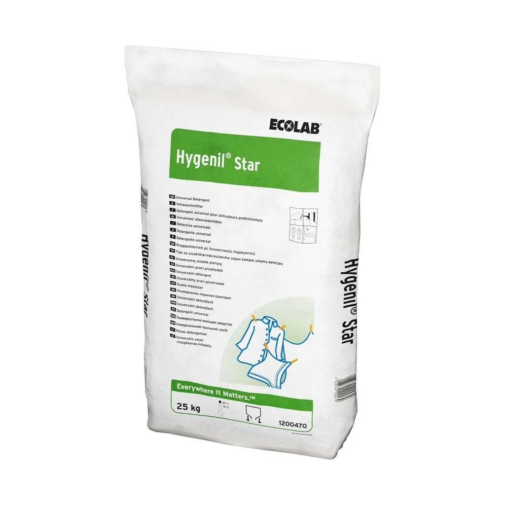 Hygenil Star Ecolab, 25 kg, mosópor, általános