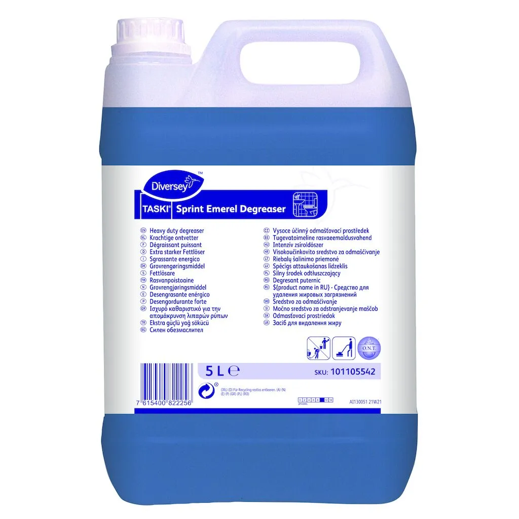 Taski Sprint Emerel Degreaser 5l, intenzív hatású tisztítószer