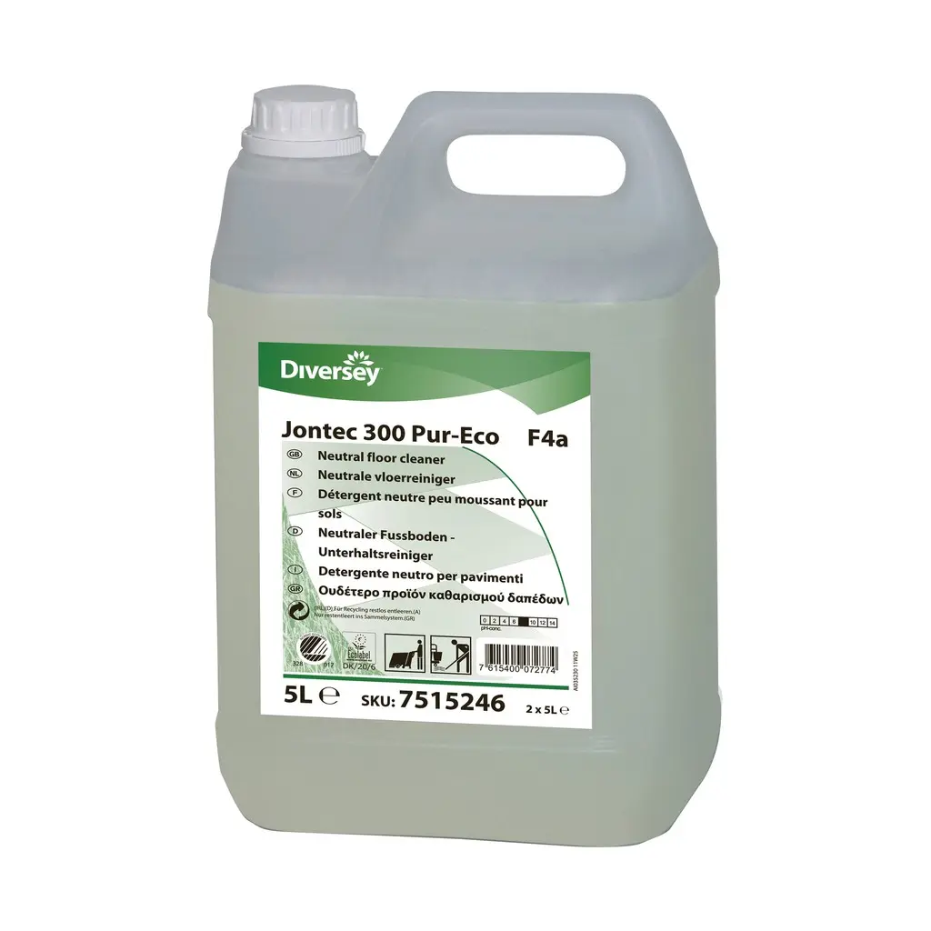 [DI7515246] Diversey TASKI Jontec 300, Pur-Eco, semleges kémhatású, fékezett habzású padlótisztítószer, 5l