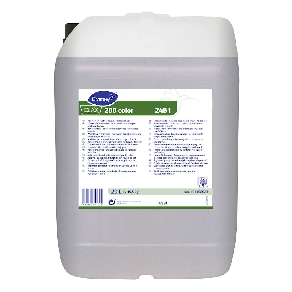 Clax 200 Color 24B1 mosóadalék, erősen szennyezett színes textíliákhoz, 20 l