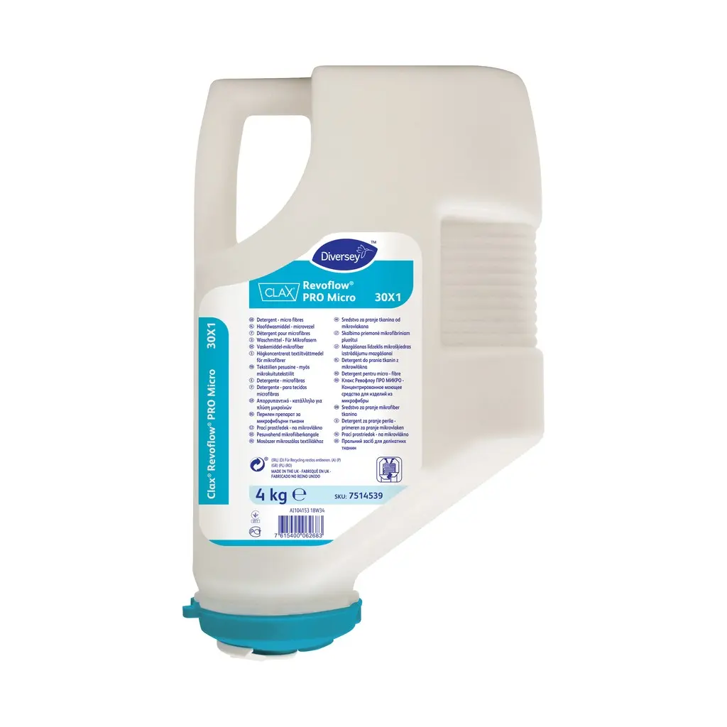 Clax Pro Micro 3XP3, Revoflow, 4 kg, mosószer mikroszálas textíliákhoz