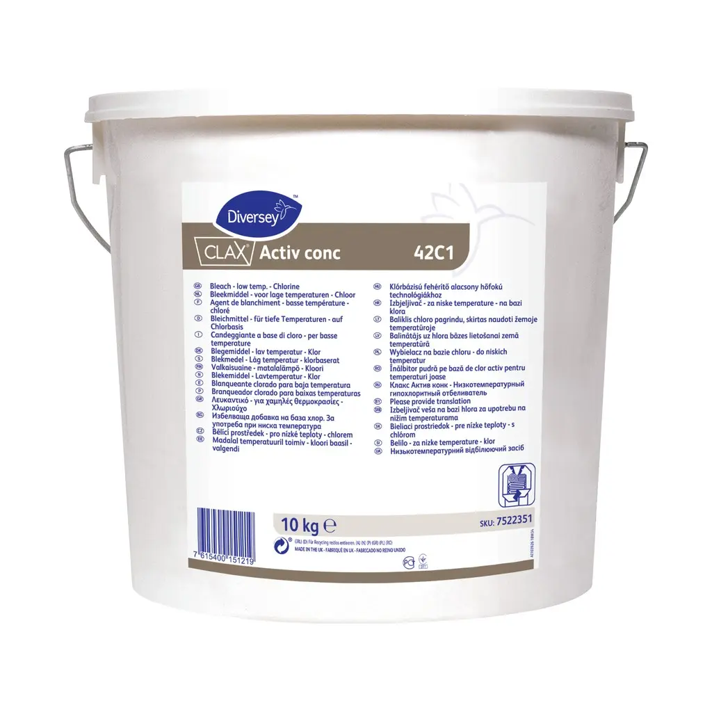 Clax Activ 42C1 konc., 10 kg, mosóadalék konc., fe