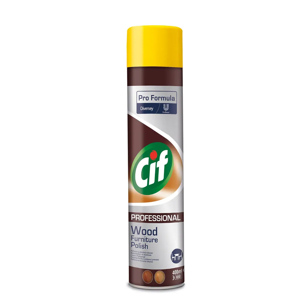 Cif Pro Formula Wood Polish, 400 ml, bútortisztító- és ápoló aerosol