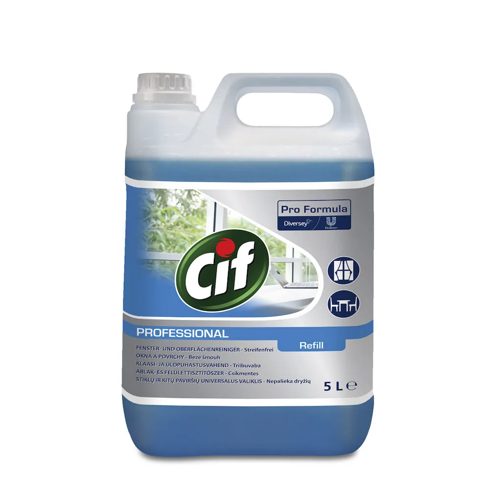 Cif Prof. Glass & Multi Surface, 5 l, üvegtisztító