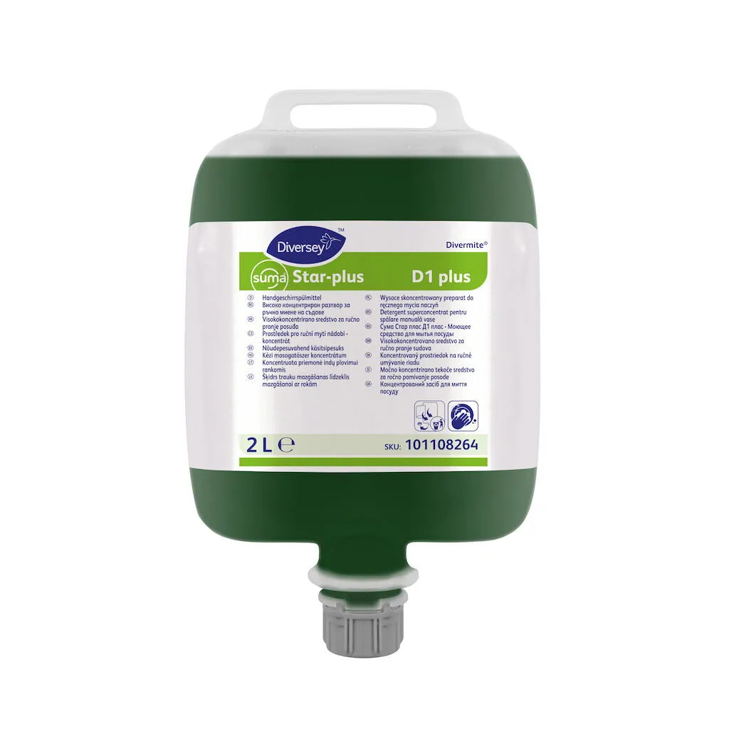 Suma Star-Plus D1 Plus koncentrátum, 2 l, kézi mosogatószer szuperkoncentrátum ,