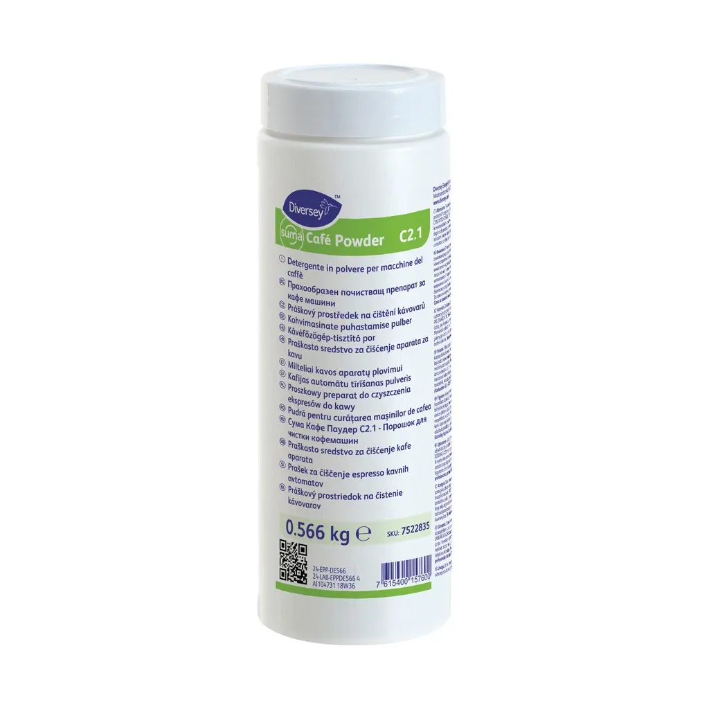 Diversey Suma Café Powder C2.1, 566 g, kávéfőzőgép tisztító