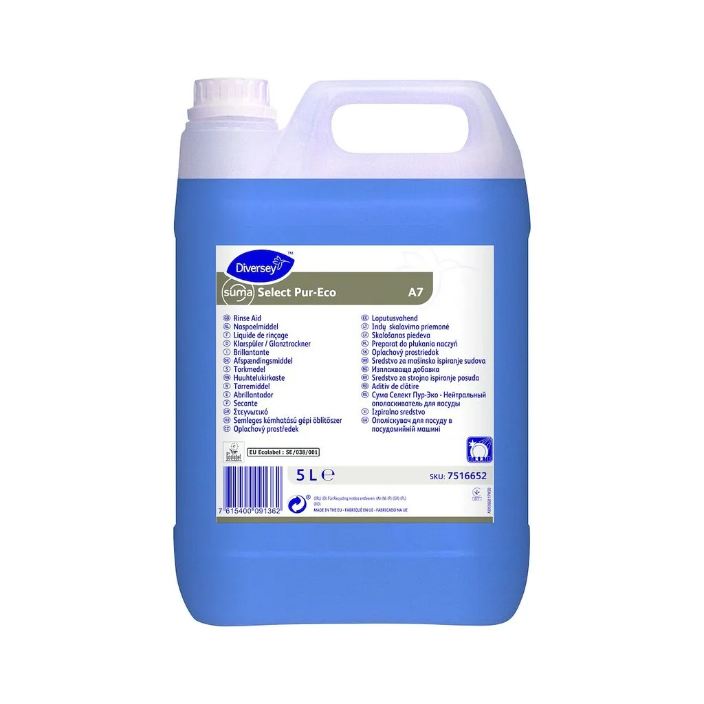 [DI7516652] Suma Select A7, Pur-Eco, 5 l, öblítő-adalék koncentrátum