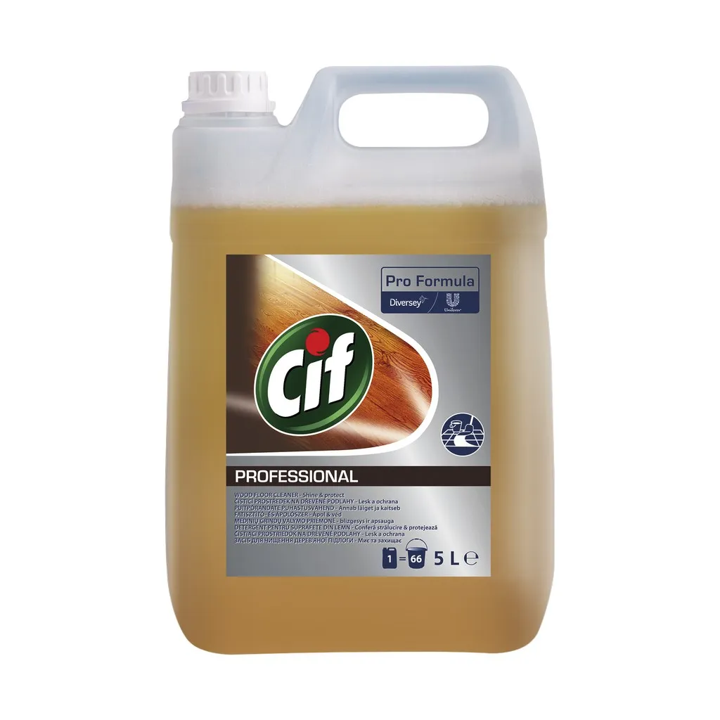 [DI100956989] Cif Pro FormulaWood Floor Cleaner, 5 l, bútorápoló, fa és parketta