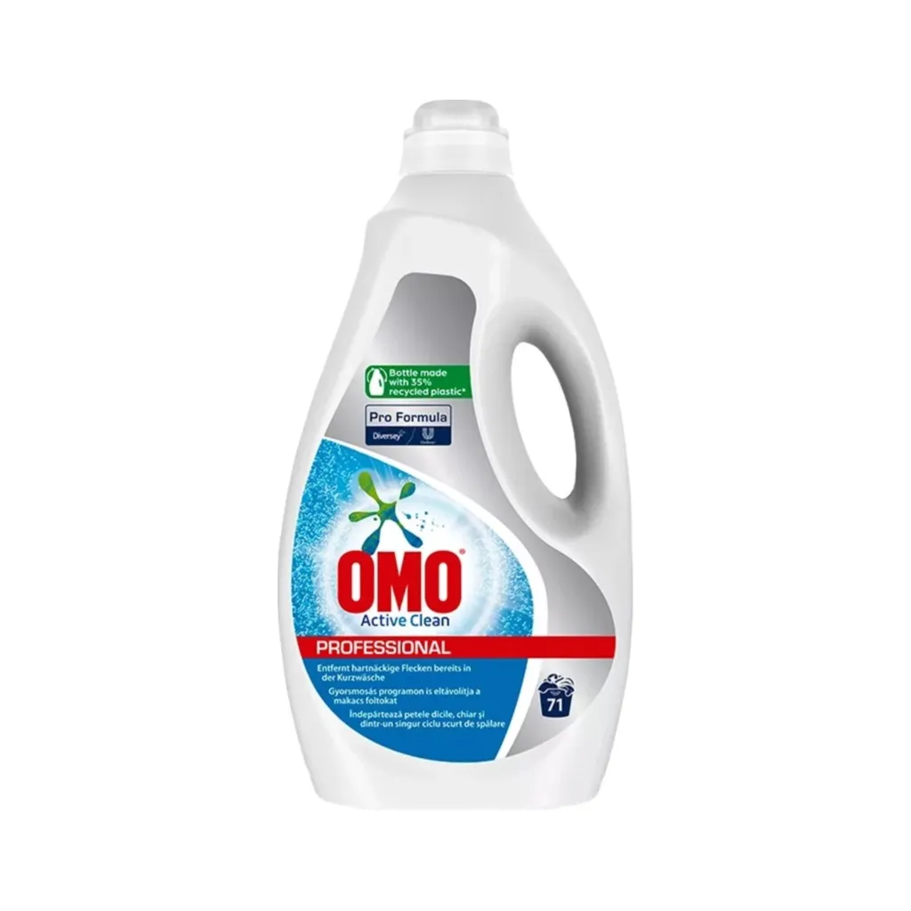 Omo Prof. Active Clean, 5 l, mosószer, folyékony,