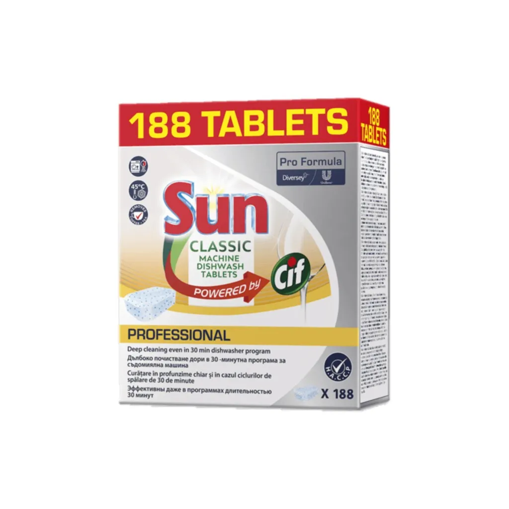 Cif Prof. Classic Tabs gépi mosogatótabletta 188db