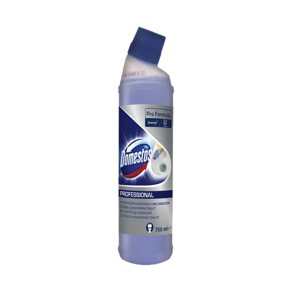 [DI7518658] Domestos Pro Formula Toilet Cleaner & Descaler 750 ml, toalett-tisztító -és vízkőoldószer