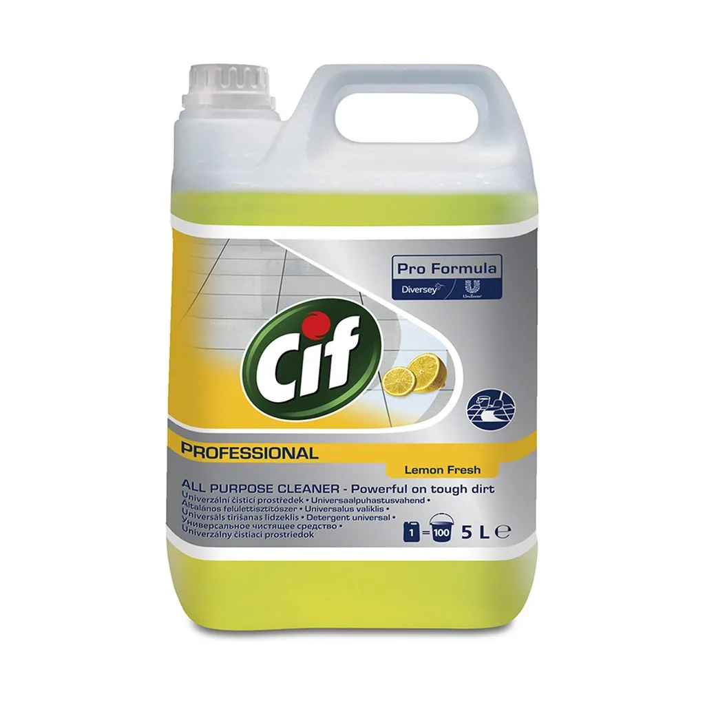 Cif Prof. APC Lemon Fresh, 5 l, tisztítószer, citr