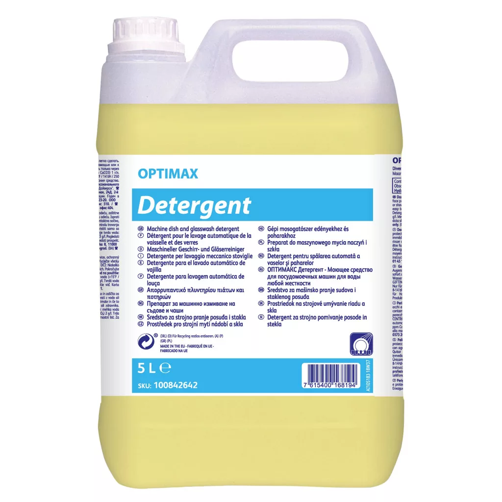 Optimax Detergent, 5 l, mosogatószer, gépi