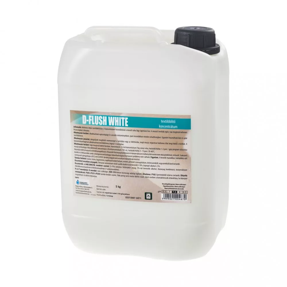 D-Flush White textilöblítő konc., 5 kg