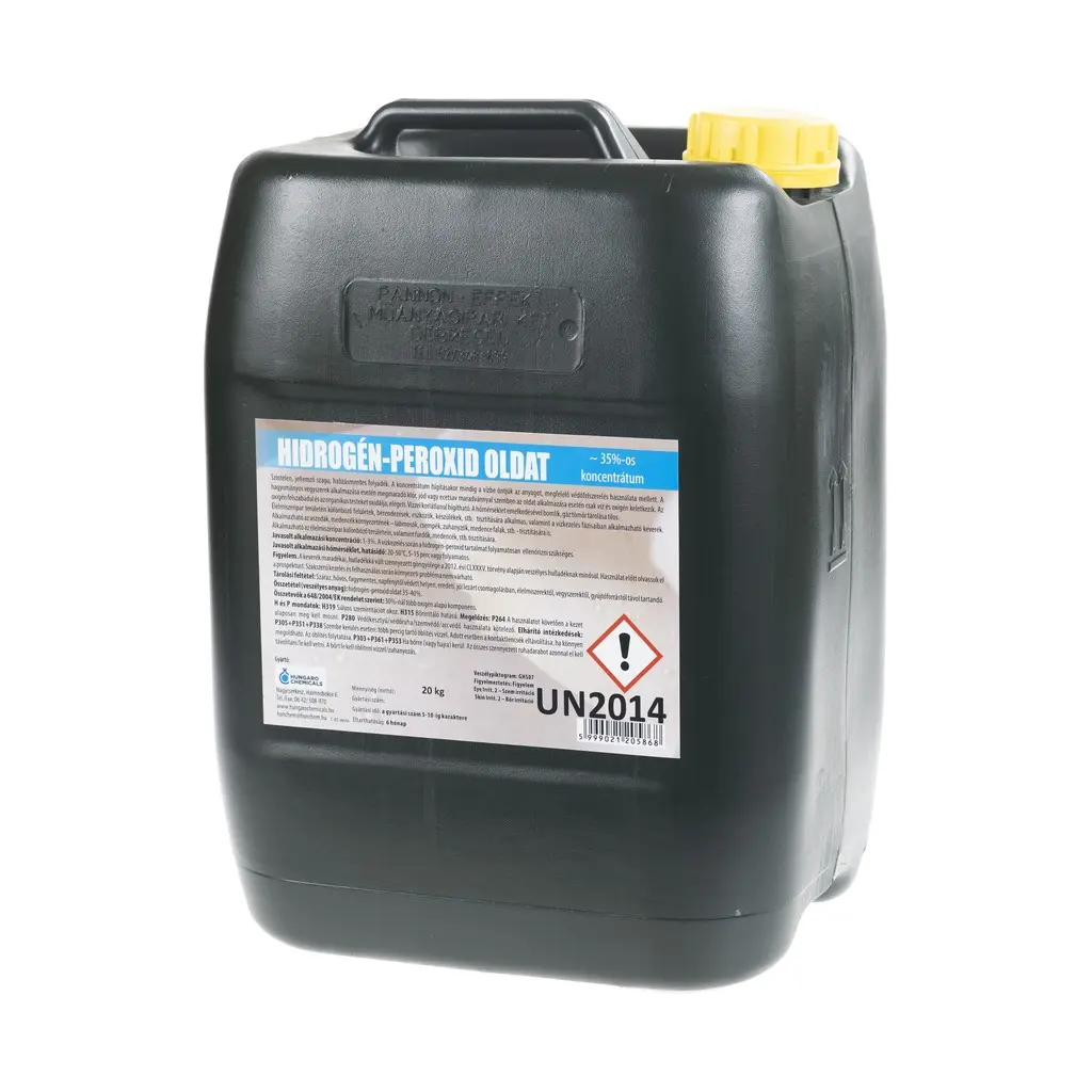 [HU3400-20] Hidrogén-Peroxid 35% mosóadalék, 20 kg