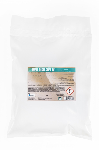 [HU3707-5] WellDishSoftW, enyhén lúgos, illatos mosópor, 5 kg