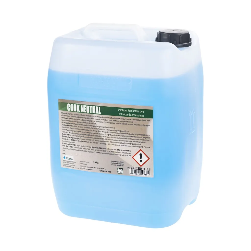 Cook Neutral öblítőszer, gépi, 20 kg