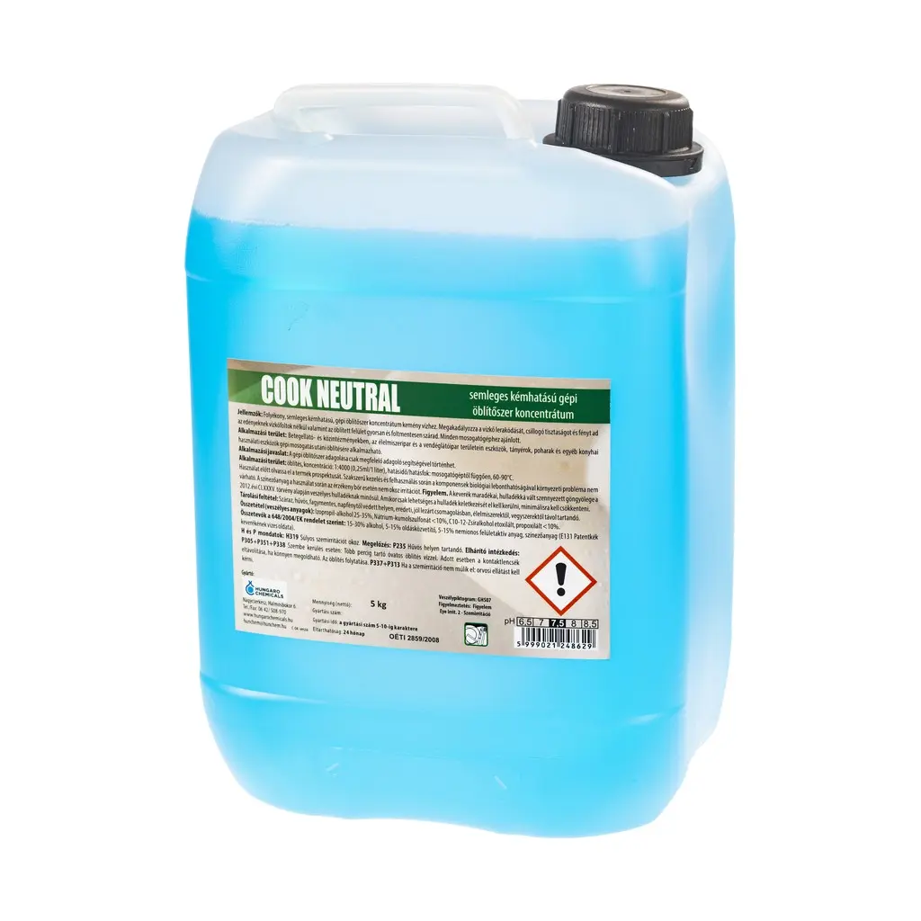[HU3719-5] Cook Neutral öblítőszer, gépi, 5 kg