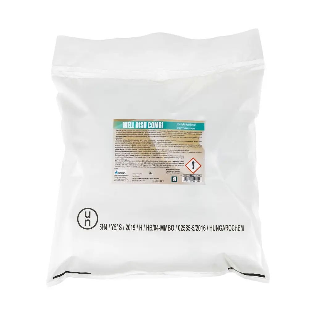 [HU3778-5] Well Dish Combi mosópor, fehér textilekhez 5 kg