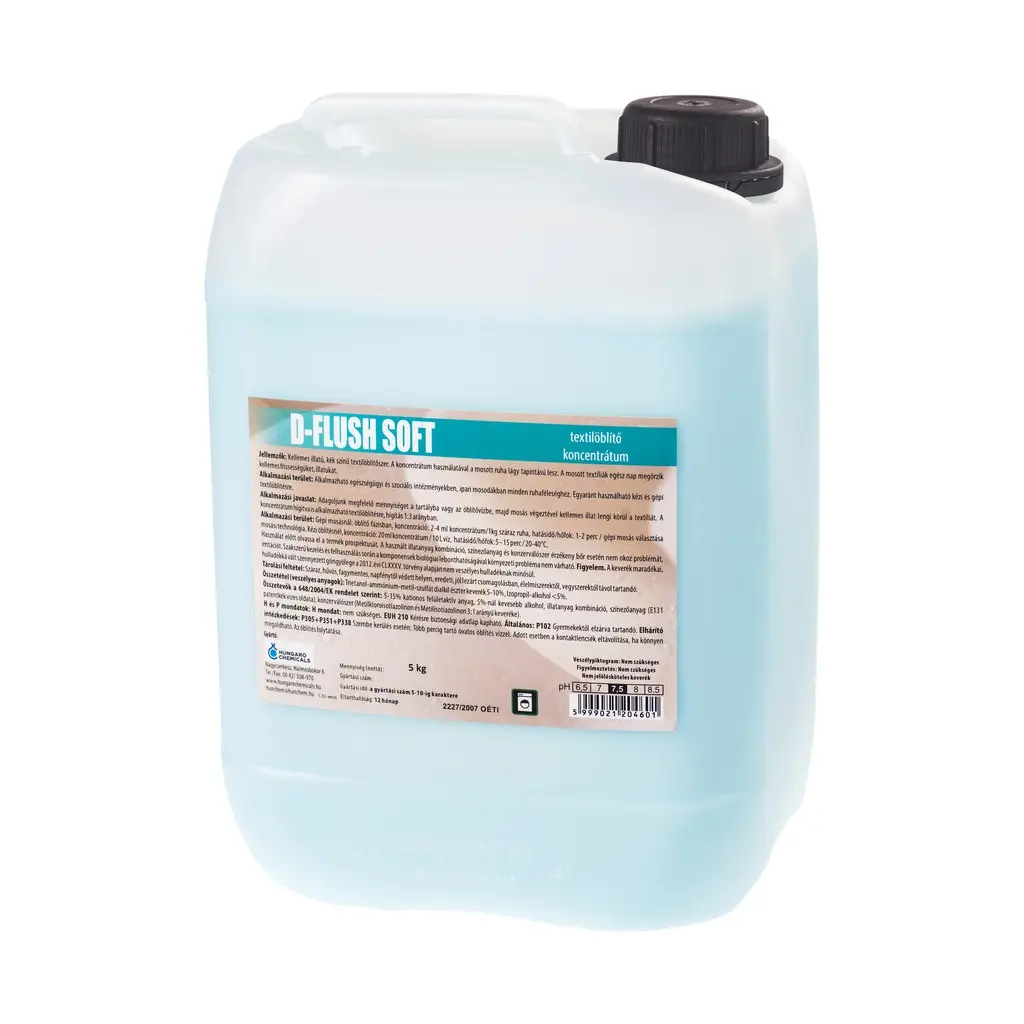 [HU3894-5] D-Flush Soft textilöblítő konc., 5 kg