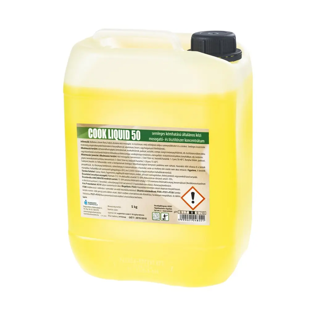 [HU3955-5] Cook-Liquid 50 mosogatószer, kézi, 5 kg