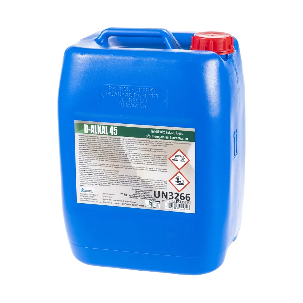 D-Alkal 45 fert. folyékony mosogatosz, gépi, 25 kg