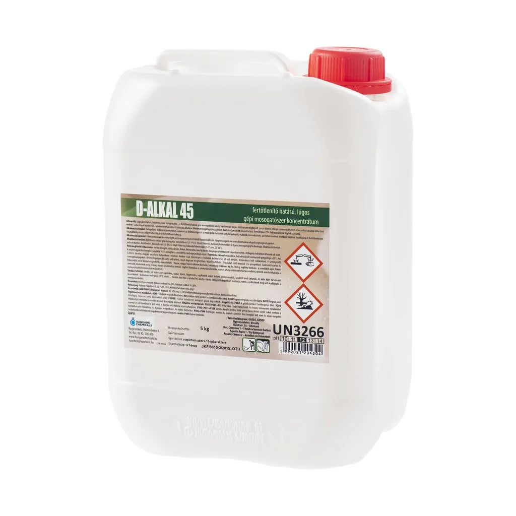[HU3984-5] D-Alkal 45 fertőtlenítő mosogatószer, gépi, 5 kg