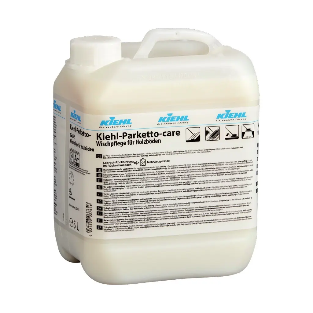 [KIJ221005] Parketto-Care Kiehl, 5 l, bevonat, fából készült padló ápolószer