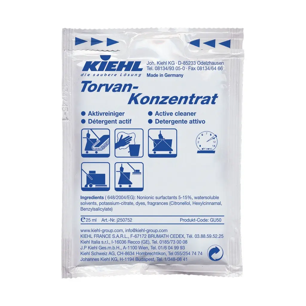 Torvan konc. Kiehl, 80x25 ml, tisztítószer koncentrátum,