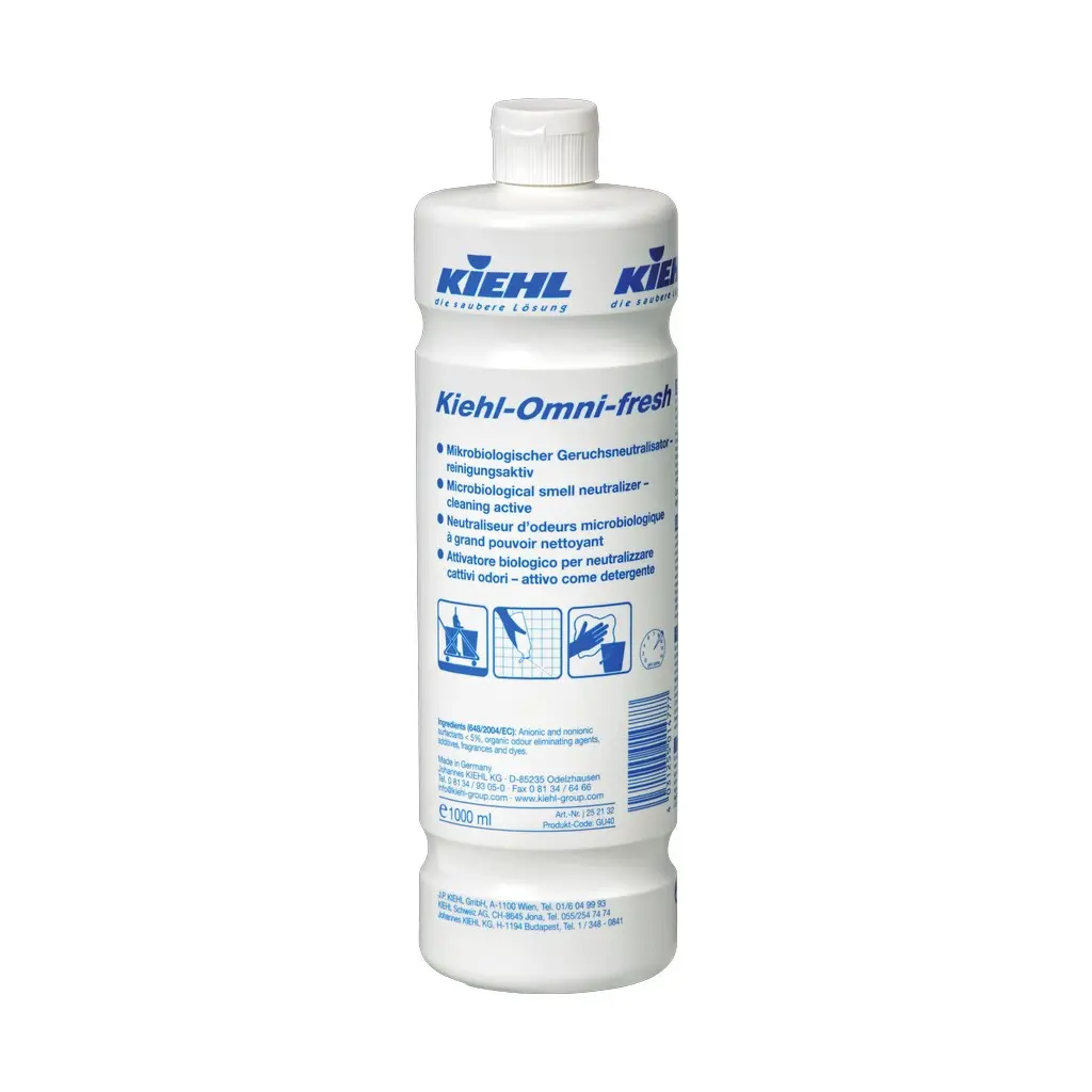 [KIJ252101] Kiehl Omni-Fresh, 1 l, tisztítószer, mikrobiológiai szagsemlegesítő, aktív