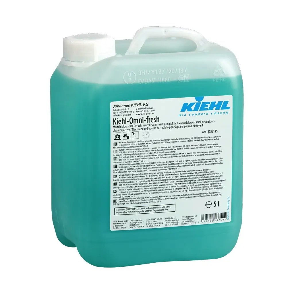 [KIJ252105] Kiehl Omni-Fresh, 5 l, tisztítószer, mikrobiológiai szagsemlegesítő, aktív