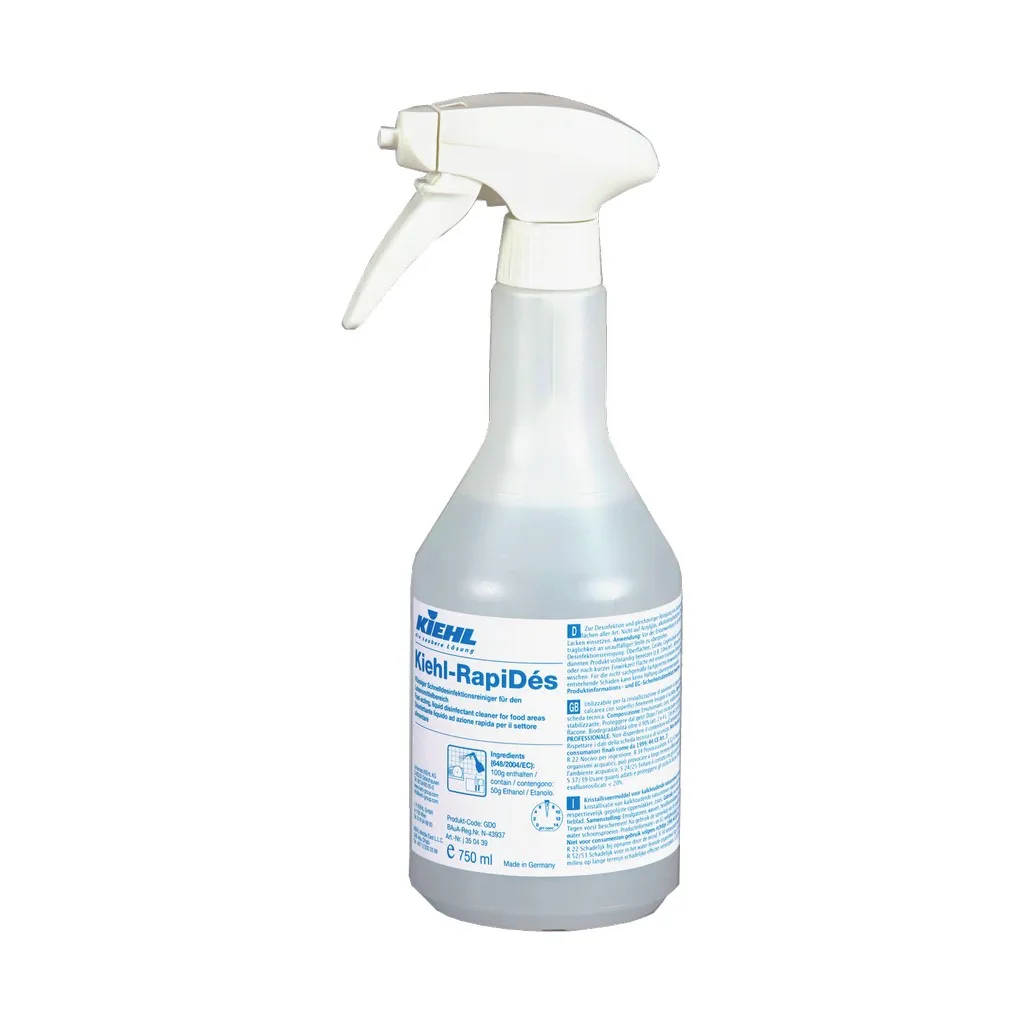 [KIJ350447] RapiDés Kiehl, 750 ml, gyorsan ható, folyékony fertőtlenítő tisztítószer, szórófejjel