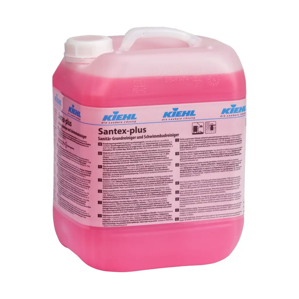 [KIJ400310] Santex-Plus Kiehl, 10 l, egészségügyi vízkőoldó és úszómedence tisztítószer