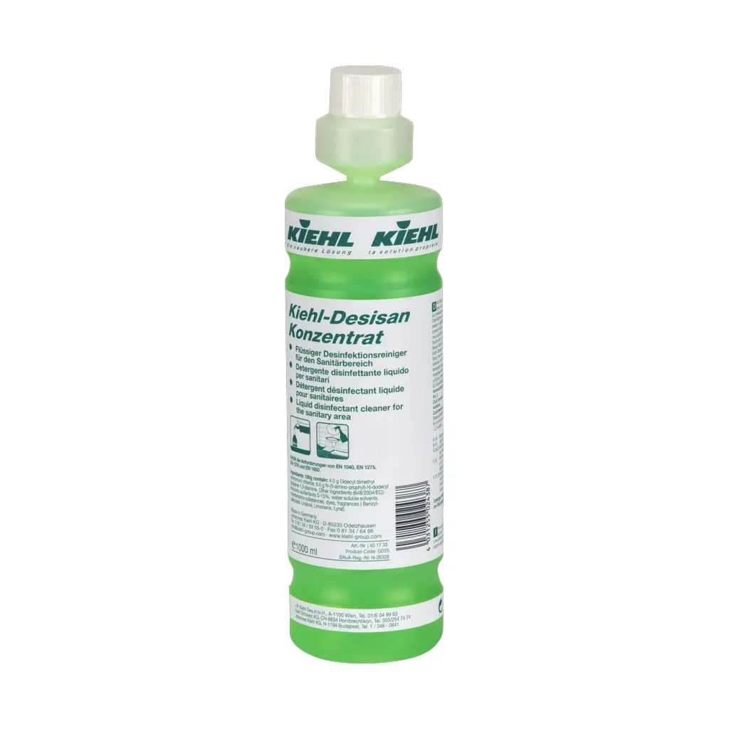 [KIJ401707] Desisan konc. Kiehl, 1 l, szanitertisztító, savmentes fertőtlenítő tisztítószer