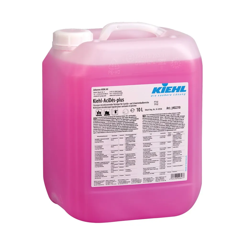 [KIJ402210] AciDés-Plus Kiehl, 10 l, fertőtlenítő tisztítószer, szaniter