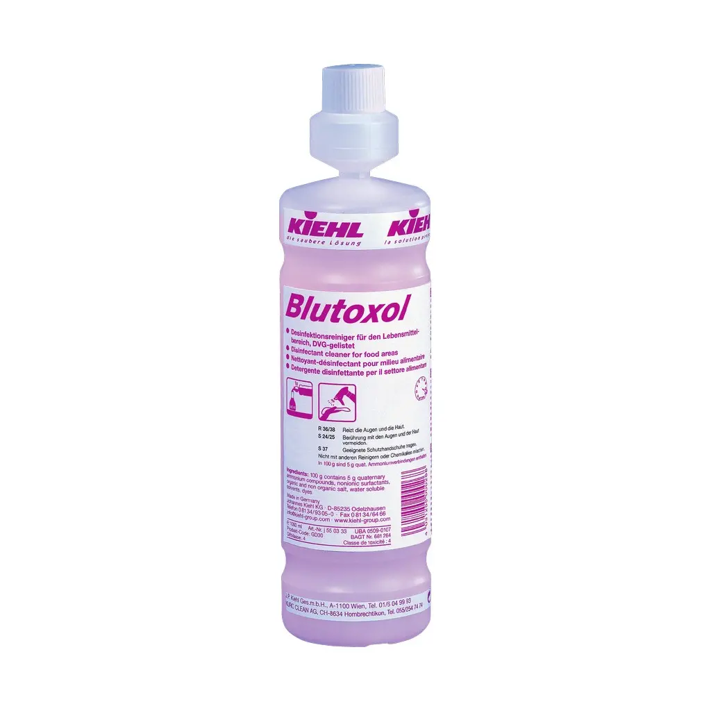Blutoxol Kiehl, 1 l, konyhai fertőtlenítő tisztítószer koncentrátum