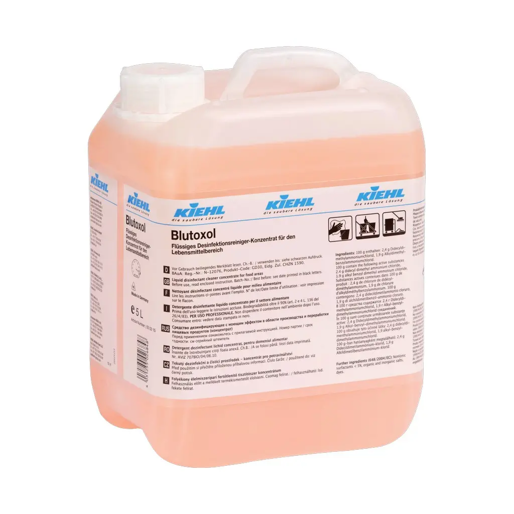 Blutoxol Kiehl, 5 l, konyhai fertőtlenítő tisztítószer koncentrátum